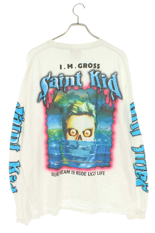 Saint Michael The Kid Laroi L S TEE Long Sleeve T-Shirt White Size XL