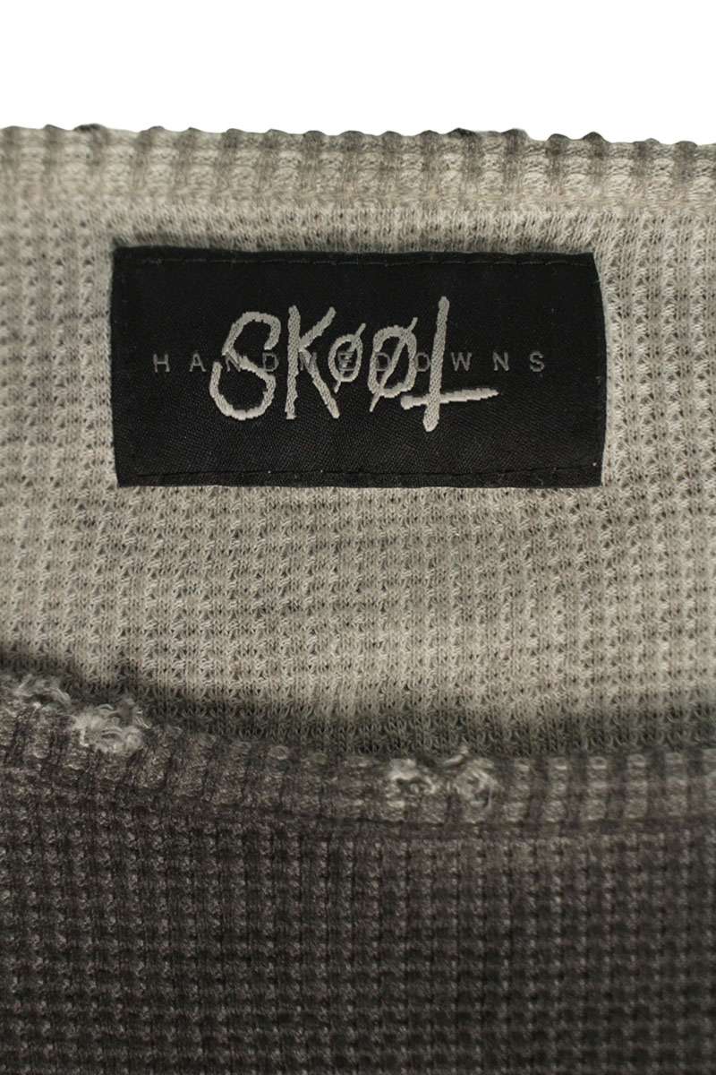 SKOOT HANDMEDOWNS Vintage Wash Thermal Cotton Long Size S