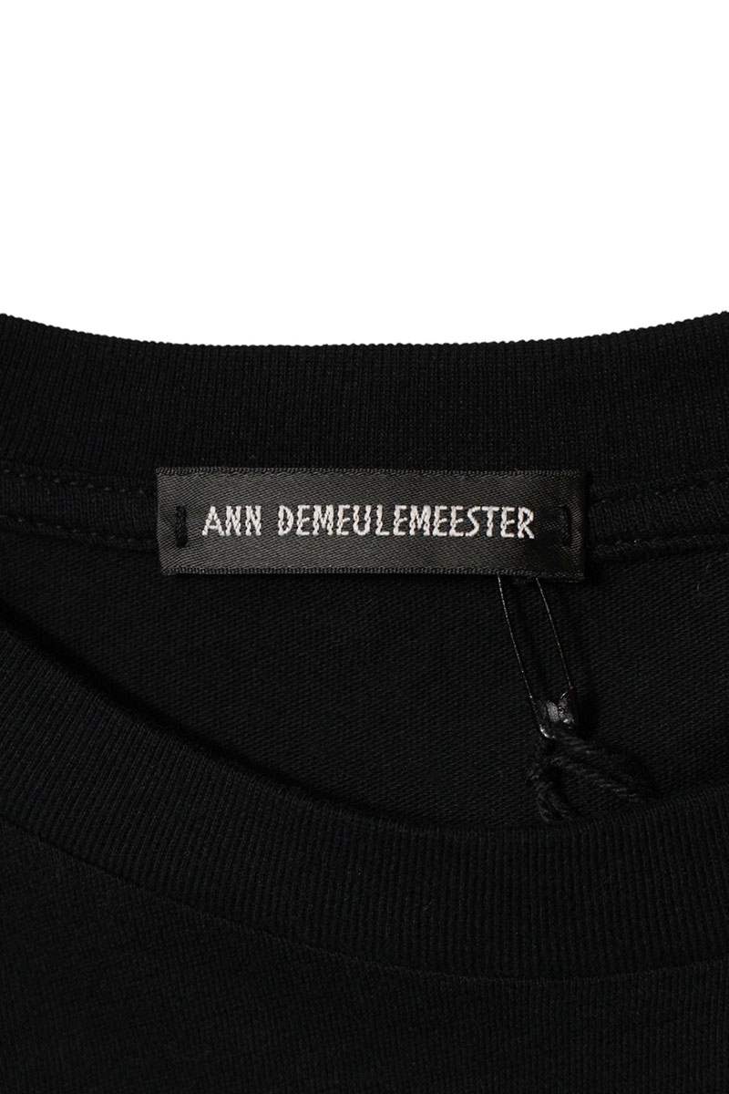 ANN DEMEULEMEESTER 26SS Back Print Cotton Long Sleeve Size L