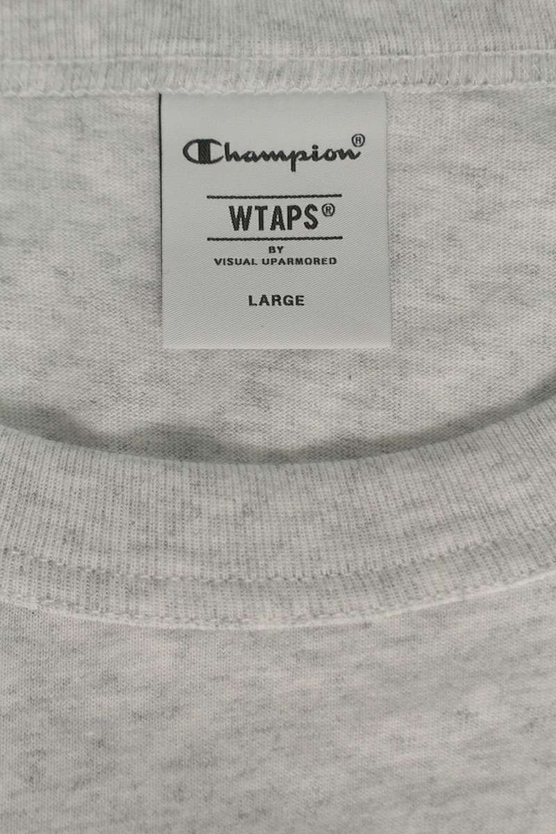 Wtaps x Champion Long Sleeve T-Shirt Gray Size L