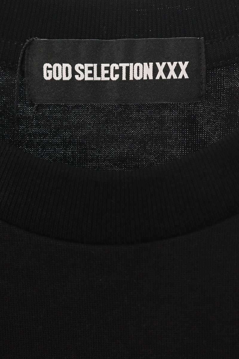GOD SELECTION XXX Photo Print Long Sleeve Tee Black Size M