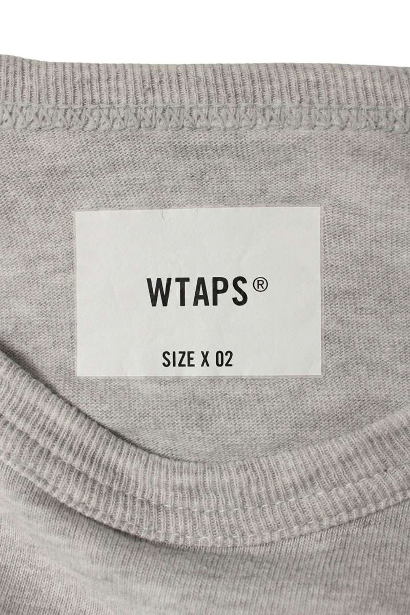 WTAPS 24SS Ian Raglan Long Sleeve Tee Gray Size M