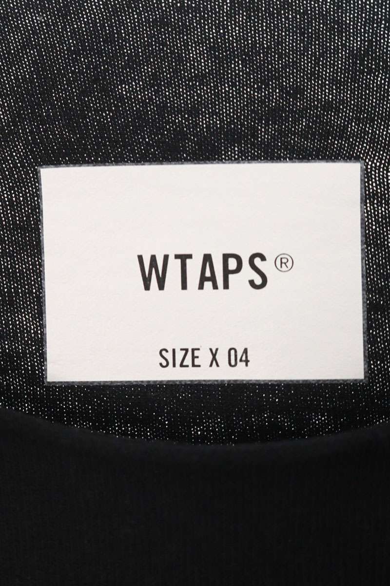 Wtaps Cotton Long Sleeve T-Shirt Black Size 4