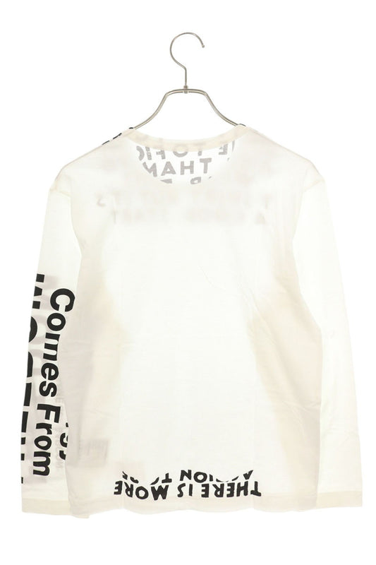 Comme des Garcons x Maison Margiela 18AW Print Long Sleeve T-Shirt Size S