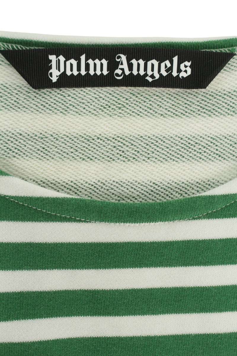 Palm Angels Bear Print Border Long Sleeve Top Multi Size L