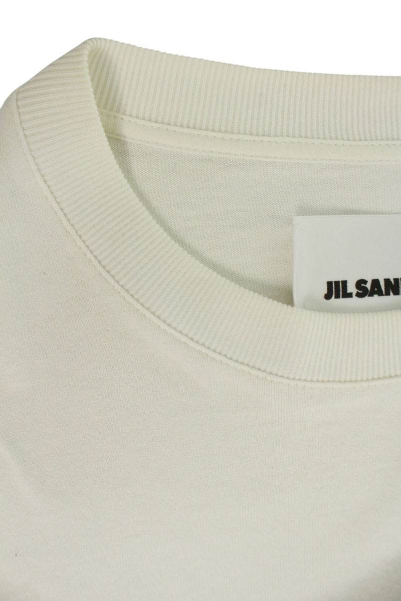 JILSANDER Logo Print Long Sleeve Tee Multi Cotton Size M
