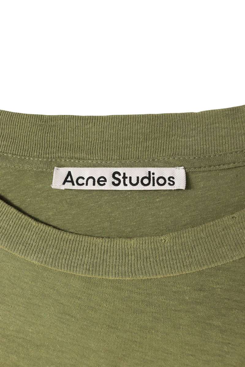 ACNE STUDIOS Logo Print Relaxed Fit Vintage Long Sleeve Top Size S