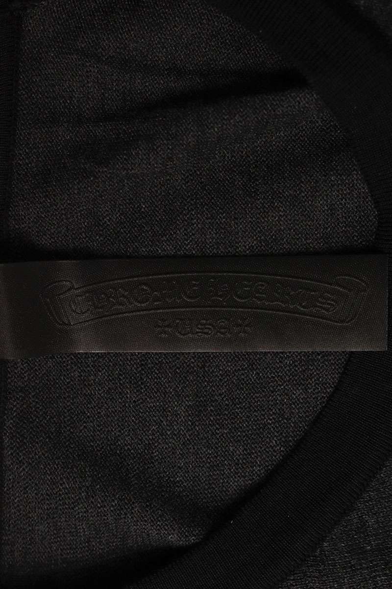 Chrome Hearts U MIXED EMOTIONS Triple Cross Patch Long Sleeve Size M