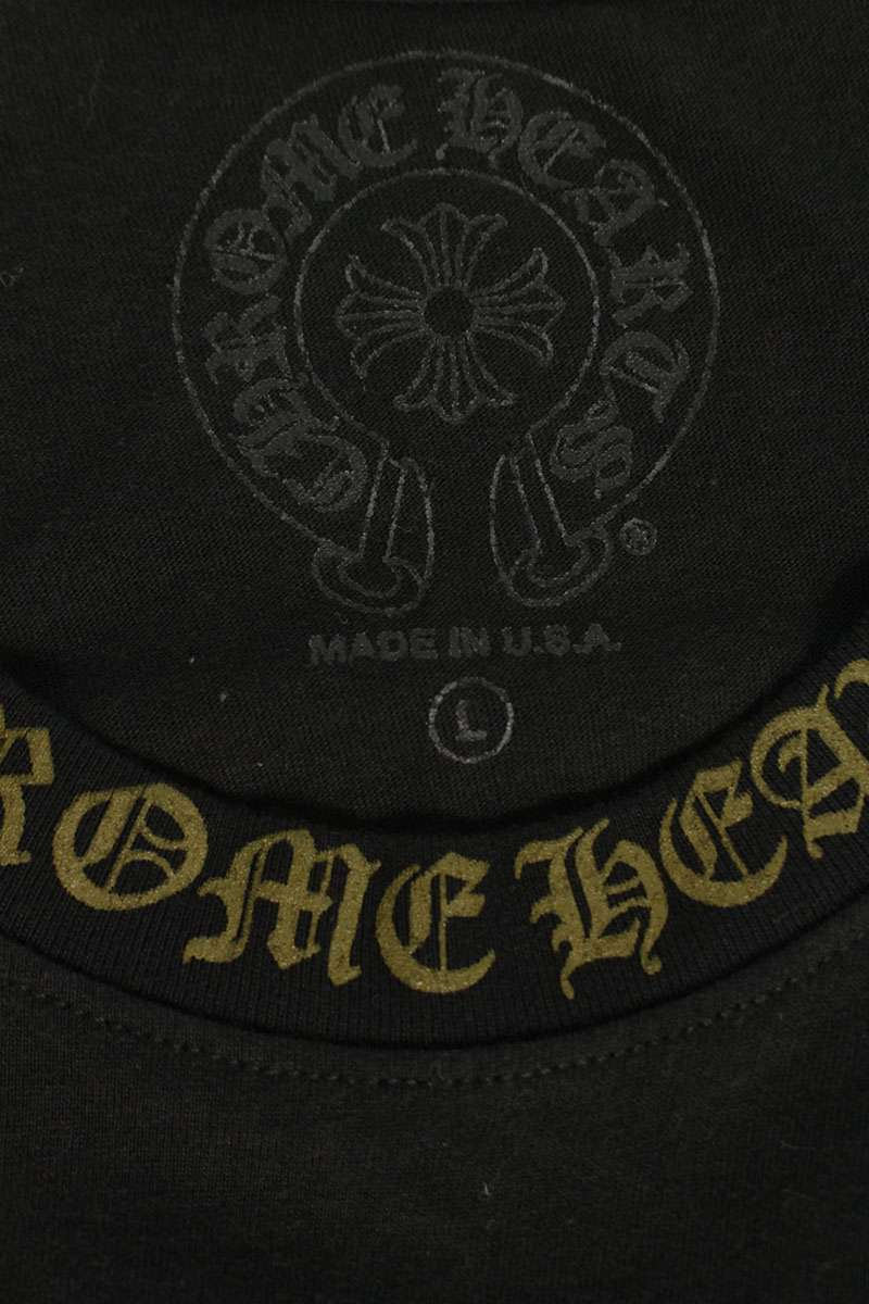 Chrome Hearts Neck Arm Logo Print Long Sleeve Tee Multi Size L