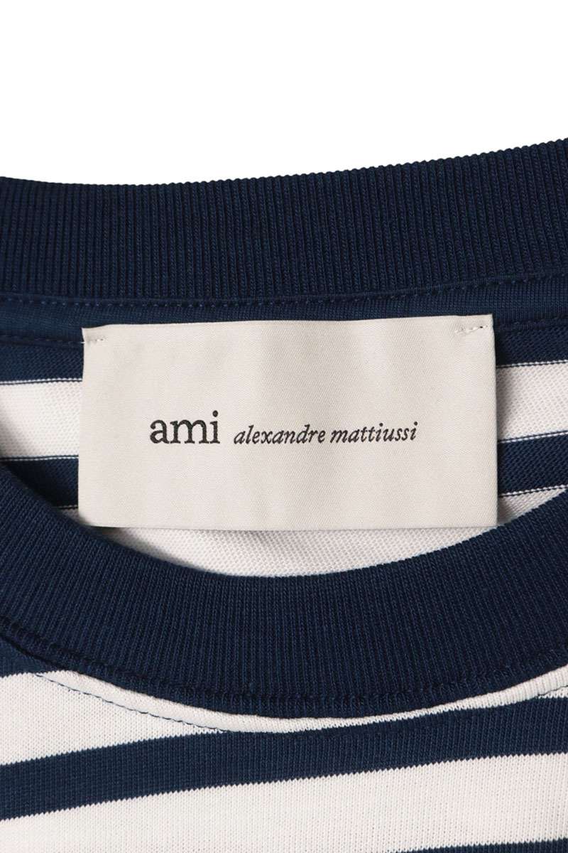 AMI Alexandre Mattiussi 26SS Ami de Coeur Stripe Long Sleeve Size L
