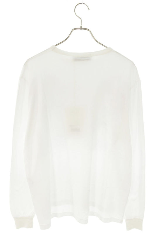 OUR LEGACY 26SS Cotton Graphic Long Sleeve T-Shirt White Size M