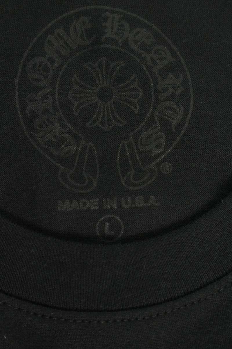 Chrome Hearts Floral Sleeve Back Horseshoe Print Long Sleeve Size L
