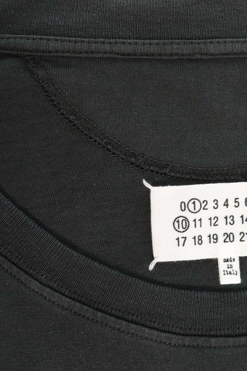 Maison Margiela 25AW BINGO Logo Print Long Sleeve Tee Black Size XL