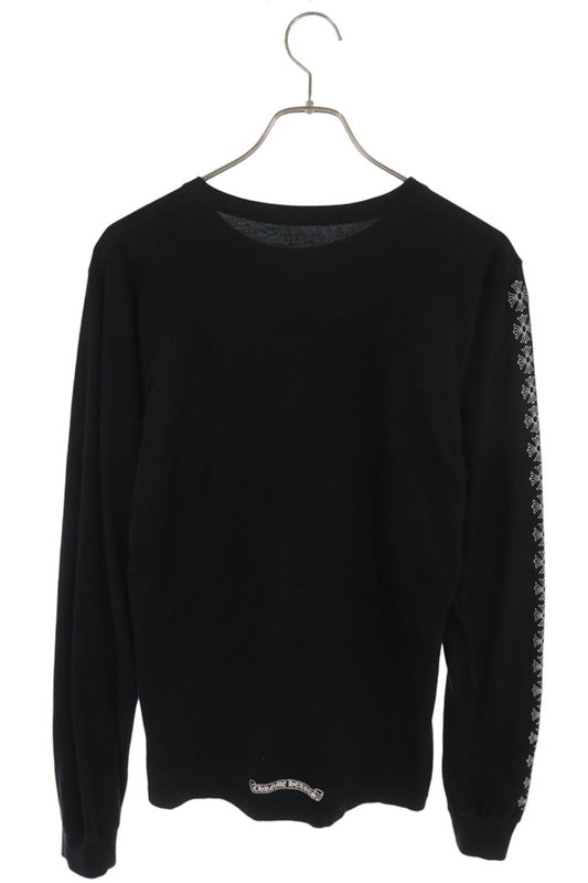 Chrome Hearts Sleeve CH Plus Print Long Sleeve Tee Black Size S