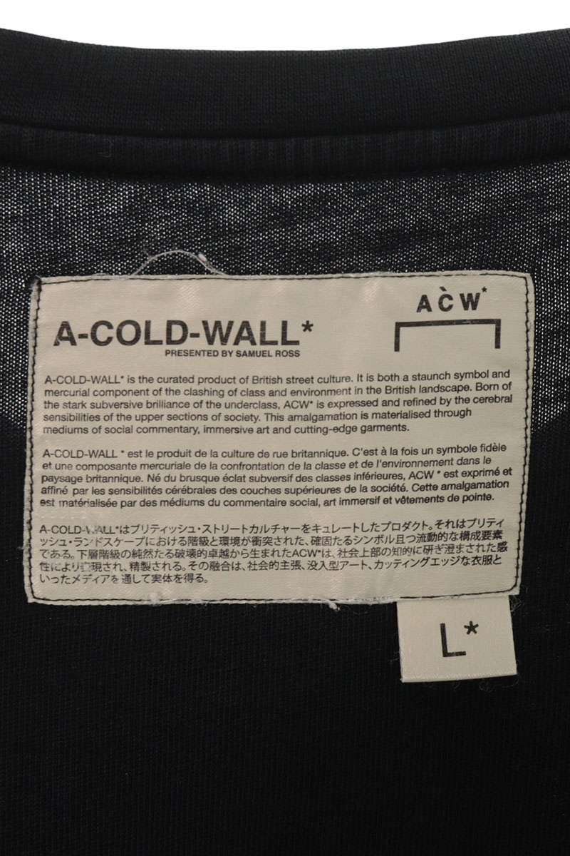 A-COLD-WALL Back Logo Long Sleeve Tee Size L