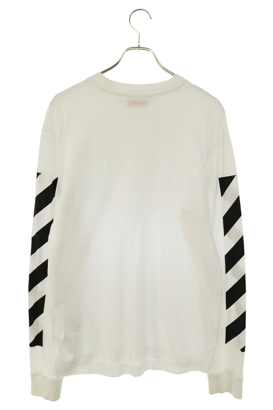 OFF-WHITE Diagonal Print Long Sleeve Tee Size S