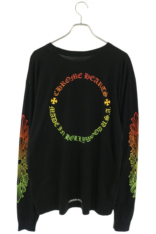 Chrome Hearts Floral Circle Logo Long Sleeve Shirt Size XL