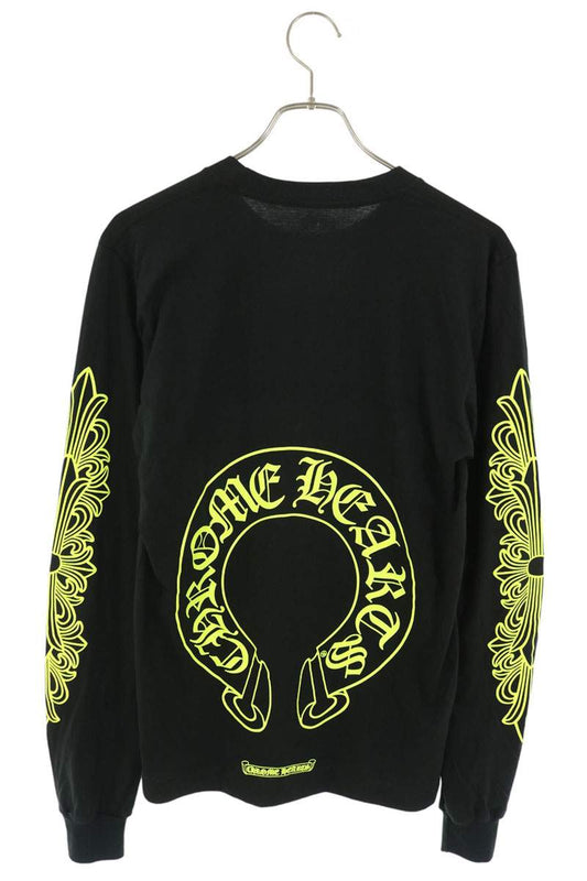 Chrome Hearts Sleeve Floral Horseshoe Back Long Sleeve Shirt Size S
