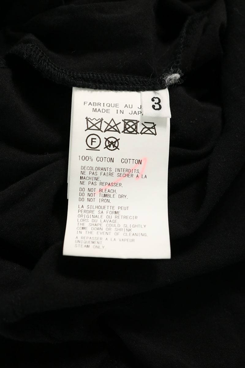 YOHJI YAMAMOTO POUR HOMME 24SS Sleeve Black Size 3