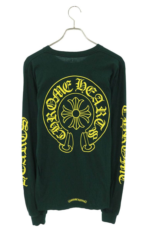 Chrome Hearts Sleeve Logo Back T-Shirt Green Size M