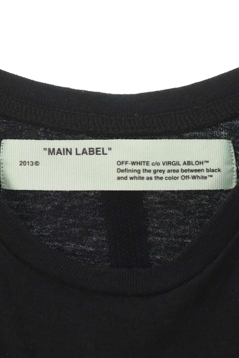 OFF-WHITE 19SS Logo Back Print Long T-Shirt Multi Size M
