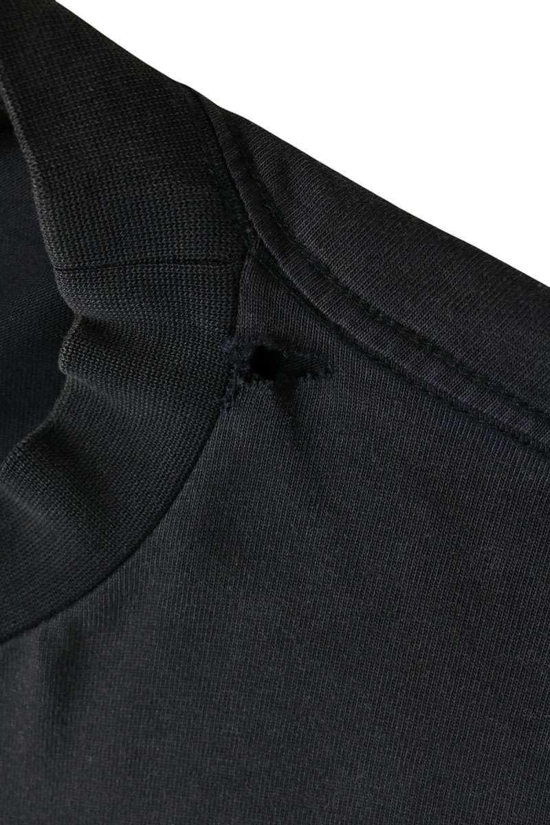 BALENCIAGA Black Print Long Sleeve T-Shirt Size 2