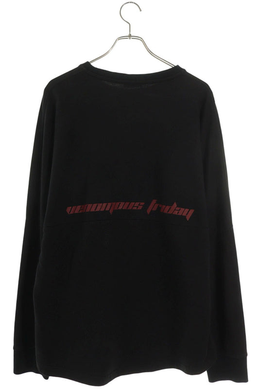 RAF SIMONS 17SS Back Print Long Sleeve T-Shirt Size L