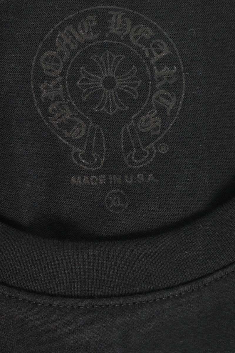 Chrome Hearts Floral Back Horseshoe Print Long Sleeve Tee Size XL