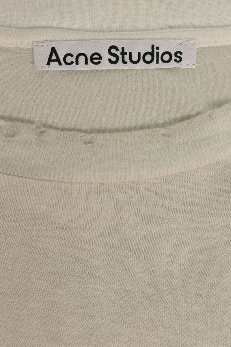 ACNE STUDIOS Logo Relaxed Fit Vintage Long Sleeve Tee Size M