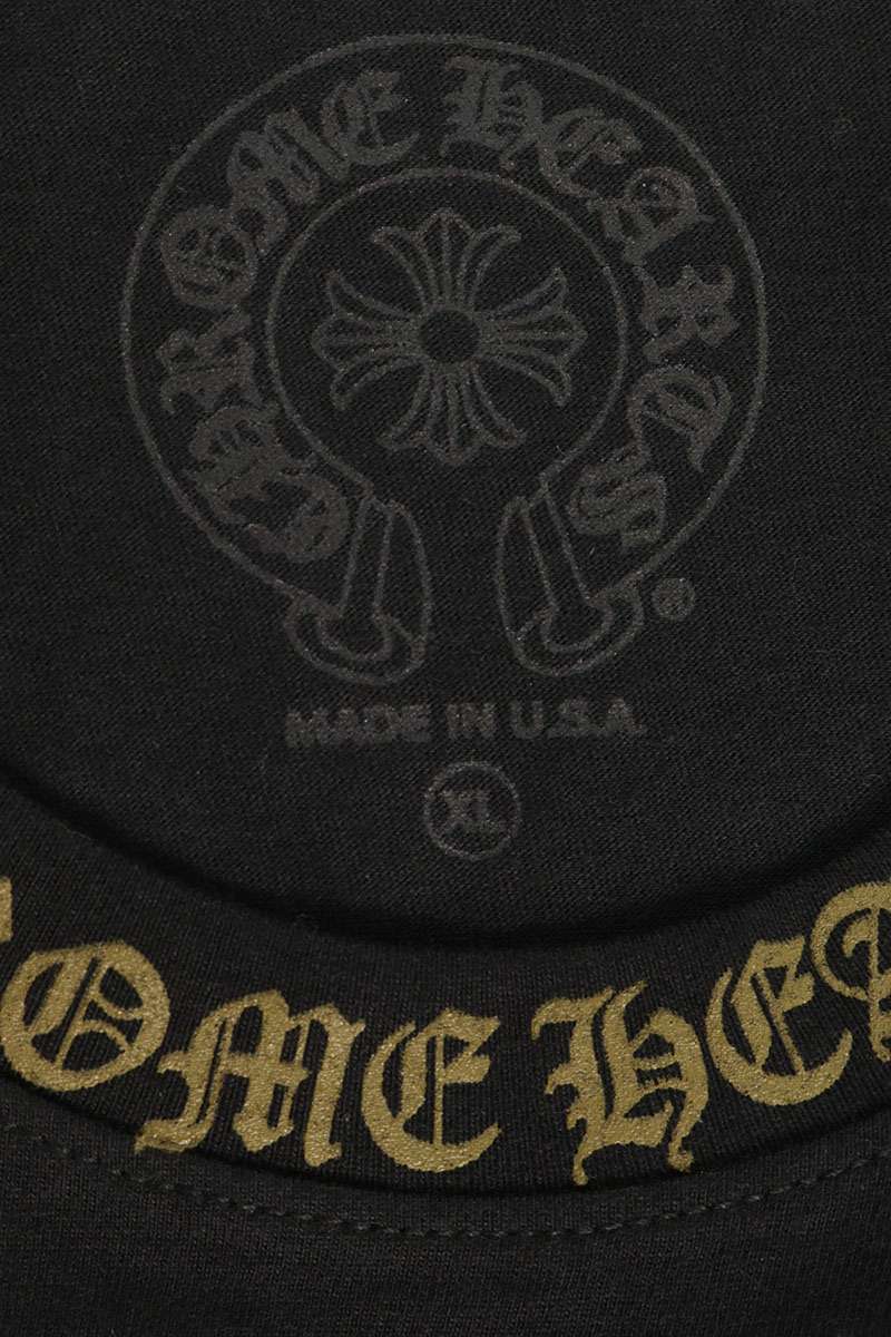 Chrome Hearts Neck Logo Print Long Sleeve Tee Multi Size XL