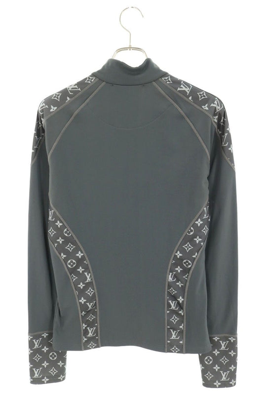 LOUISVUITTON 25SS Monogram Half-Zip Longsleeve Size M