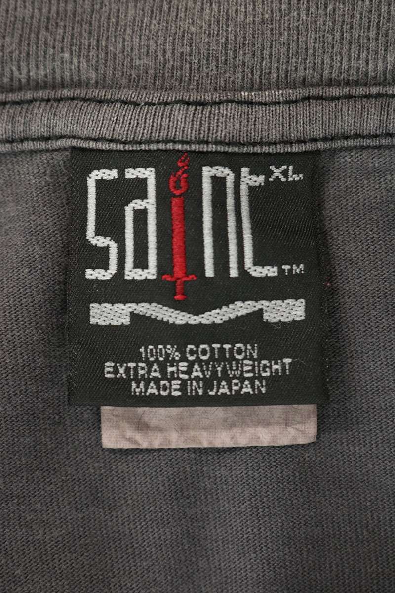 SAINT MICHAEL 23AW Vintage Long Sleeve T-Shirt Gray Size XL