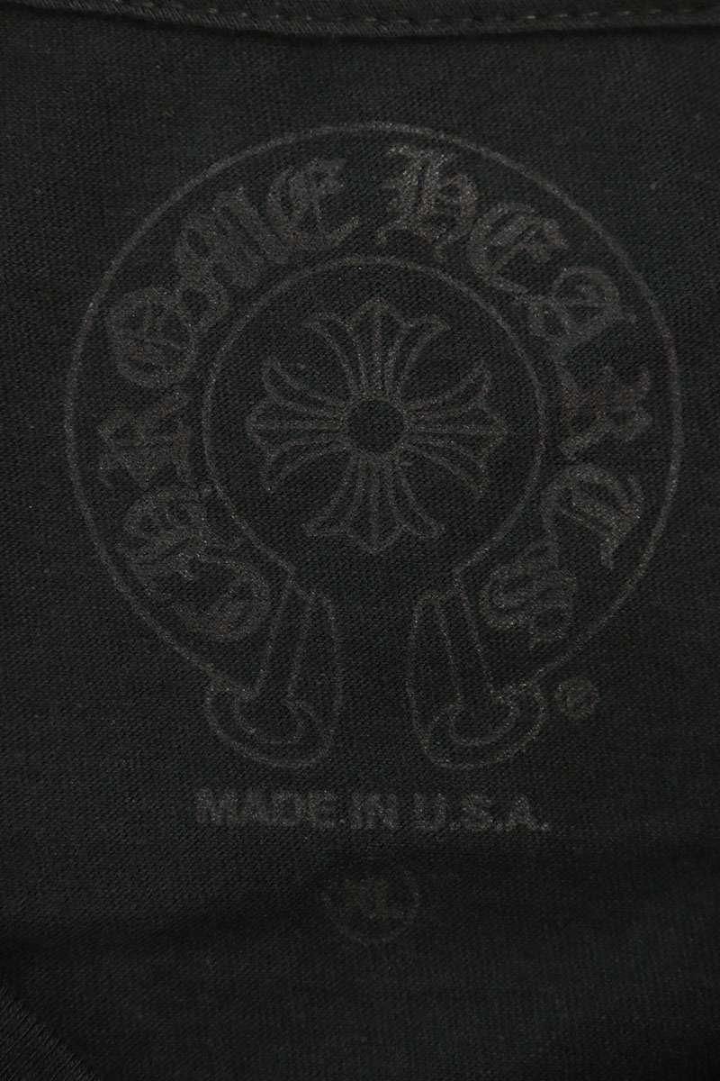 Chrome Hearts Floral HS Back Print Long Sleeve Tee B/Y Size XL