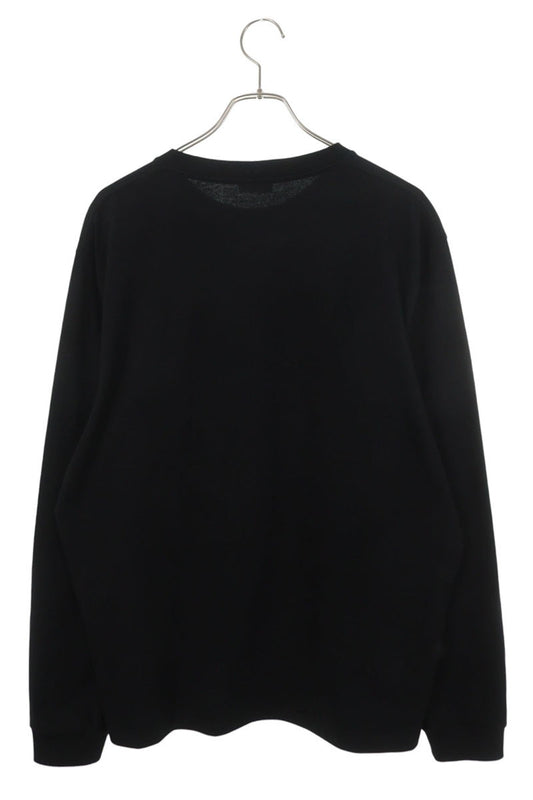CELINE 38AW Triomphe Embroidered Pocket Tee Black Size XL