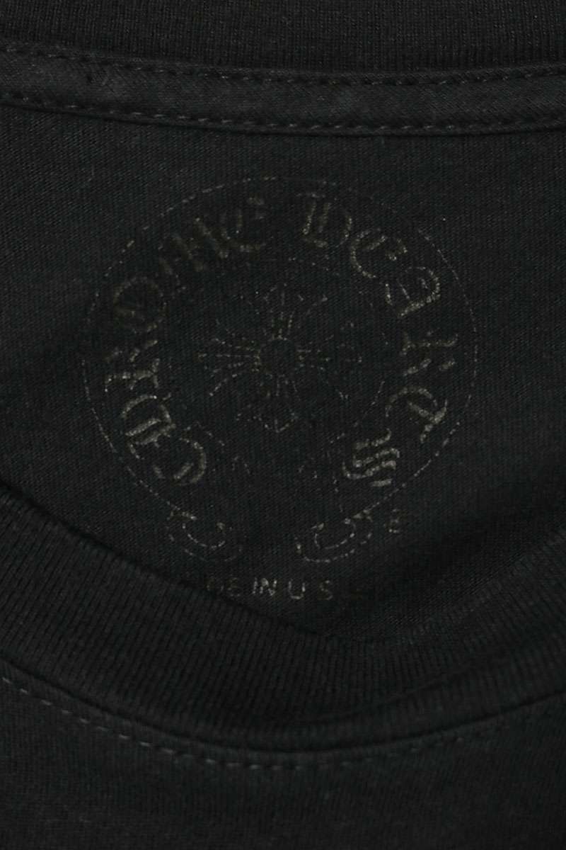 Chrome Hearts Bone Cemetery Print Long Sleeve Tee Black Size XL