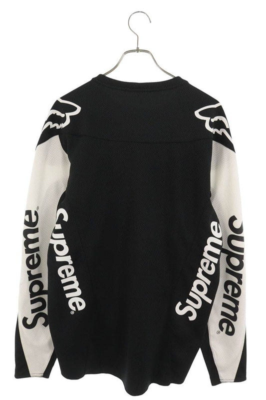 SUPREME 18SS Fox Racing Moto Jersey Top Black Size L