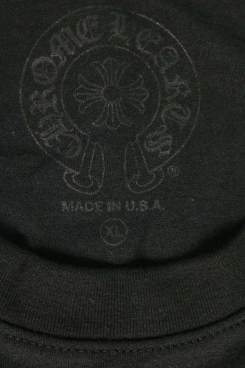 Chrome Hearts CH L S 1 Floral Long Sleeve Black/Yellow Size XL