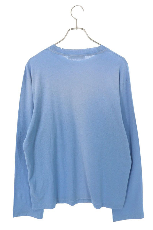 ACNE STUDIOS Spray Logo Relaxed Fit Sleeve Blue Size XS
