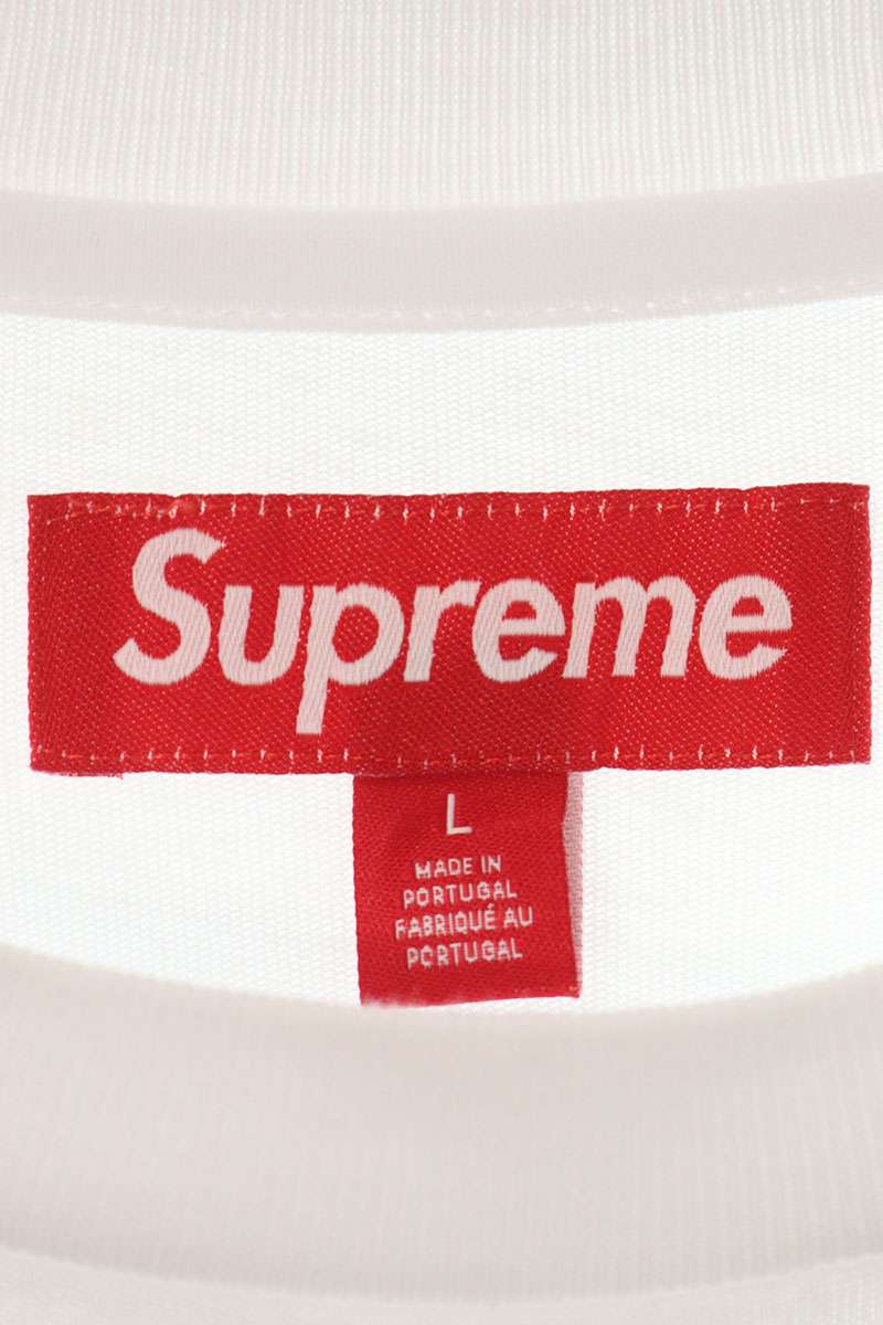 SUPREME Small Box Logo Long Sleeve Tee Cotton Size L