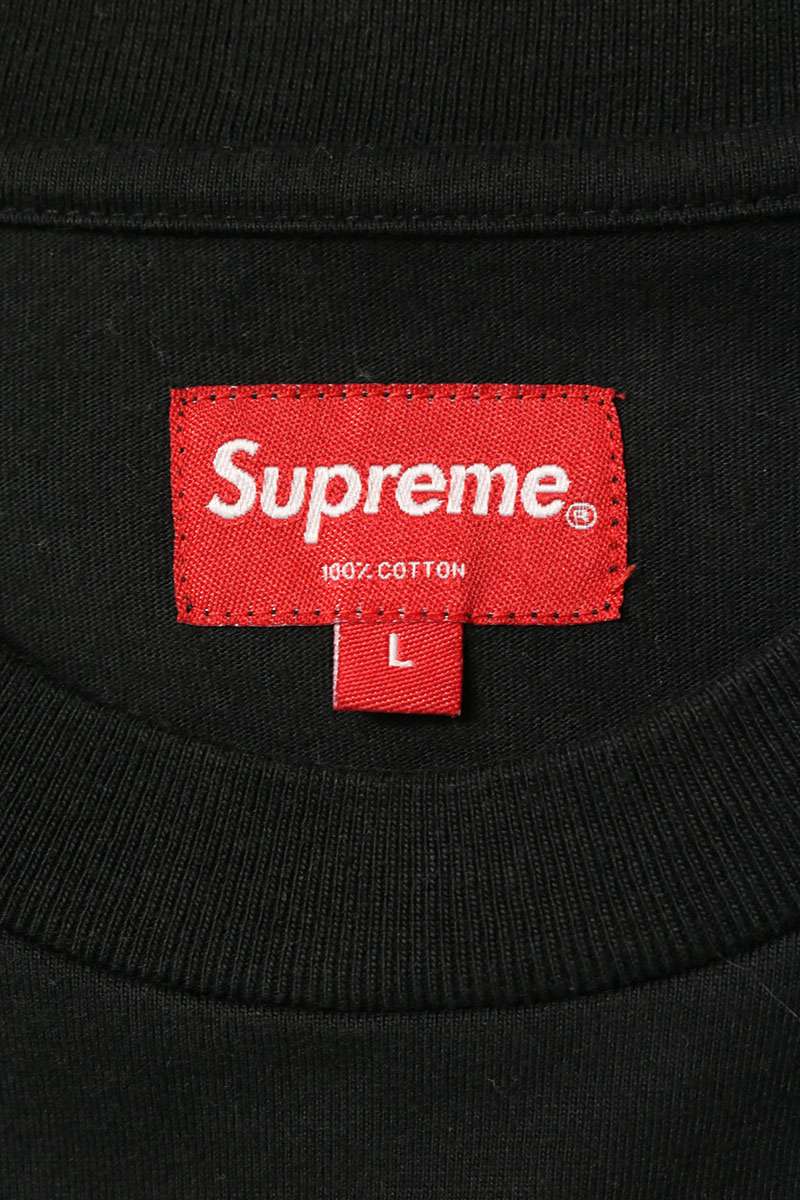 SUPREME 19AW Cat Long Sleeve Pocket Tee Black Size L
