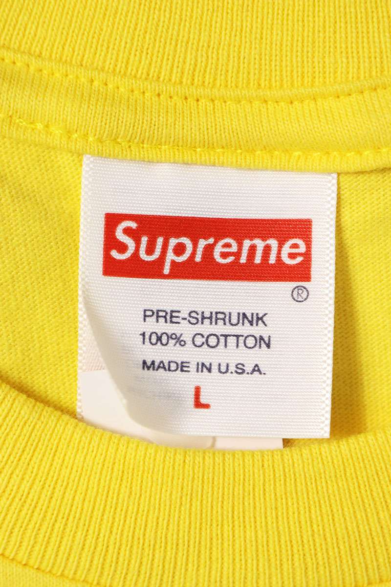 SUPREME 24SS Satchidananda Tee Yellow Size L