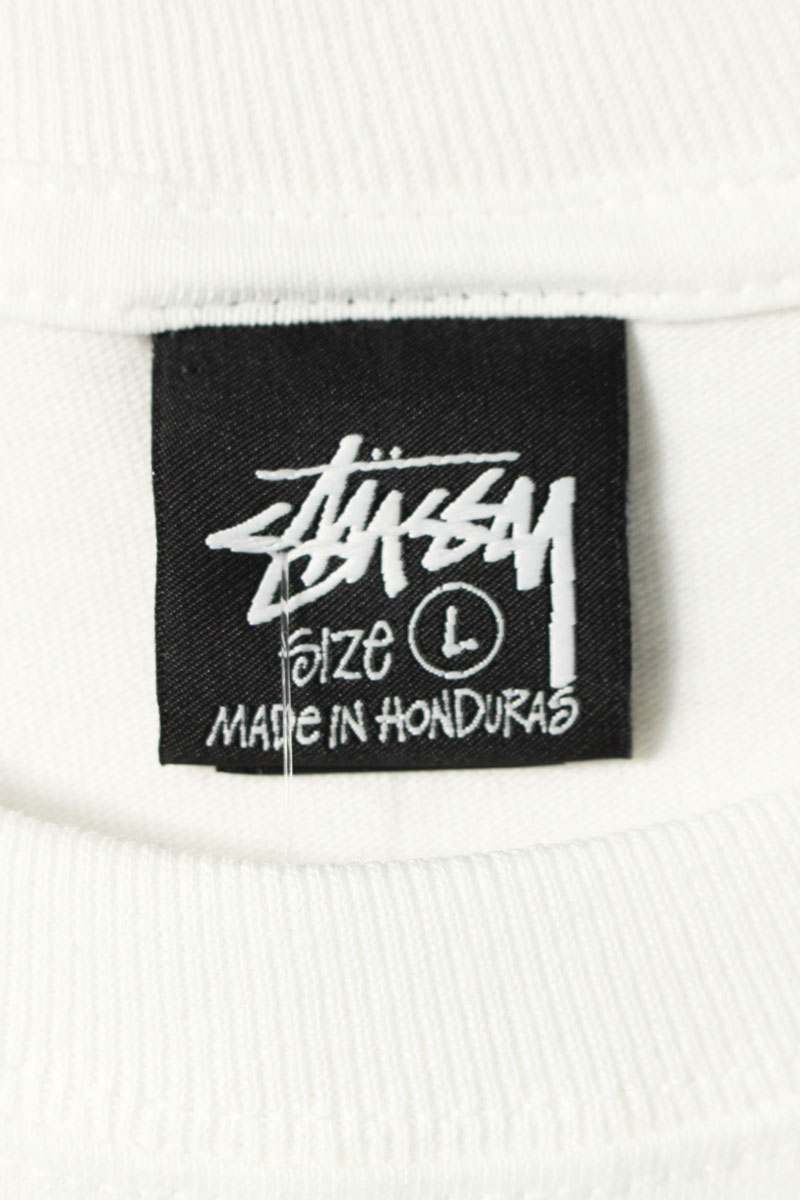 STUSSY 25SS X-RAY FISHIN TEE White Size L