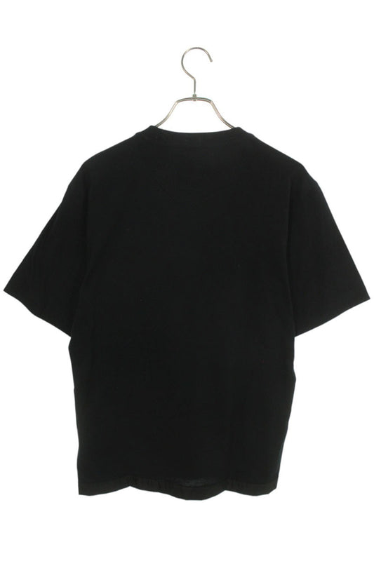 Prada Black Re-Nylon Panel Triangle Logo T-shirt Size XS