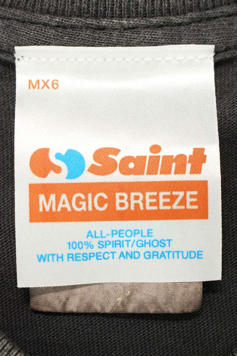 SAINT MICHAEL 25SS Movie Print Tee Black Size L
