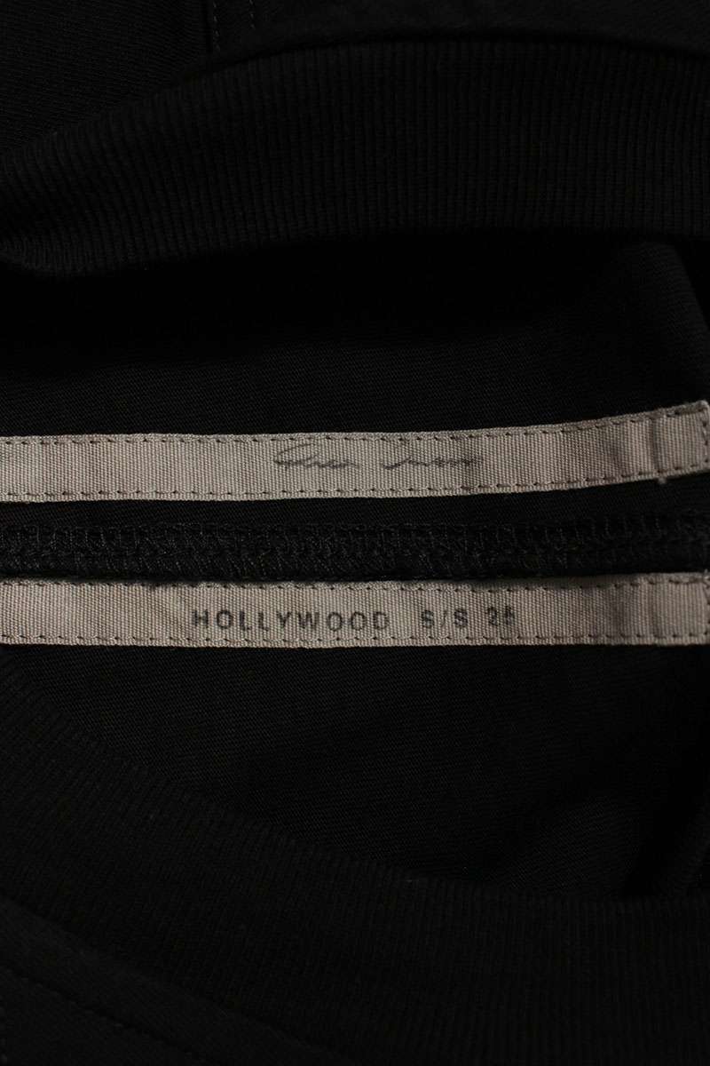 Rick Owens Jumbo T-Shirt Black Cotton Top Size XS
