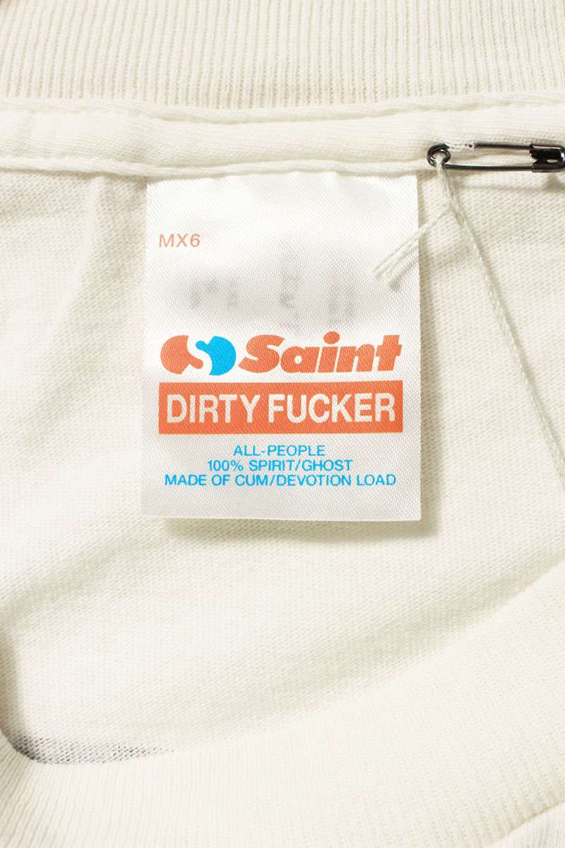 SAINT MICHAEL 25SS Friends Photo Tee White Size XXL