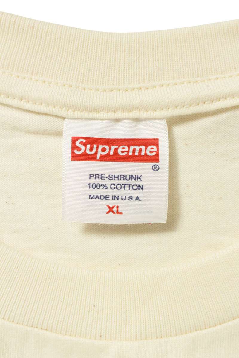 SUPREME 23AW Payment Tee Beige Size XL