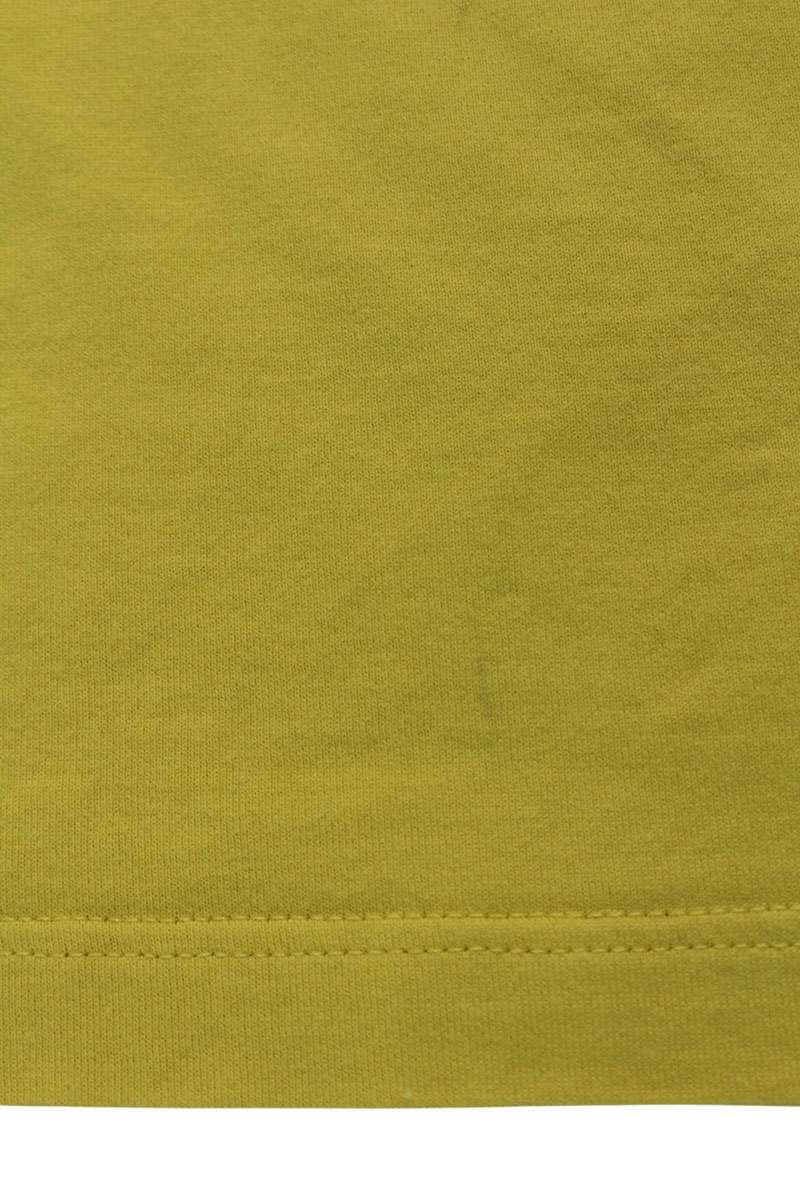 CELINE Logo Print Loose Fit T-shirt Yellow Cotton Size L