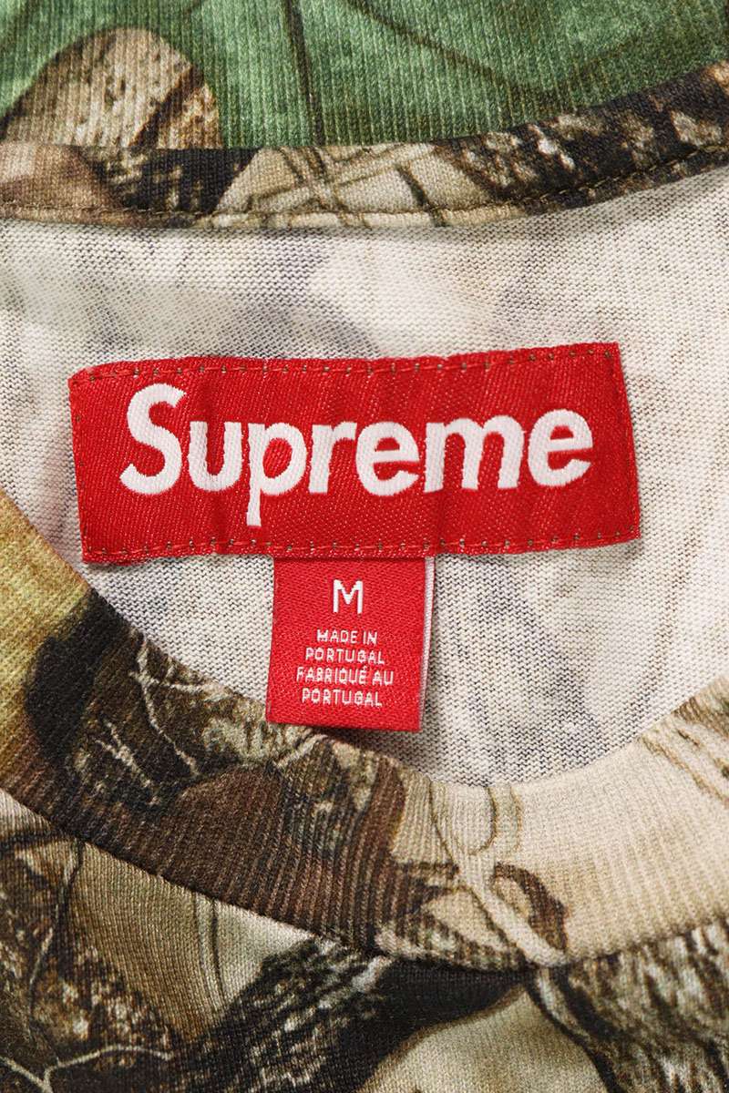 SUPREME 24AW Small Box Tee Camo Beige Size M