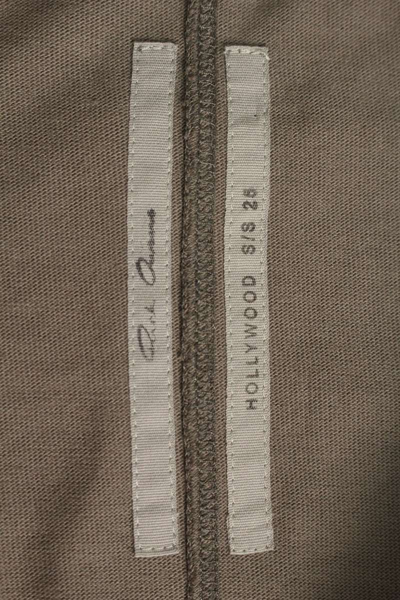 Rick Owens 25SS Oversized T-Shirt Brown Size XXL
